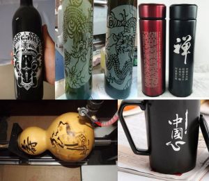 三明明溪县酒瓶葫芦工艺品激光雕刻机